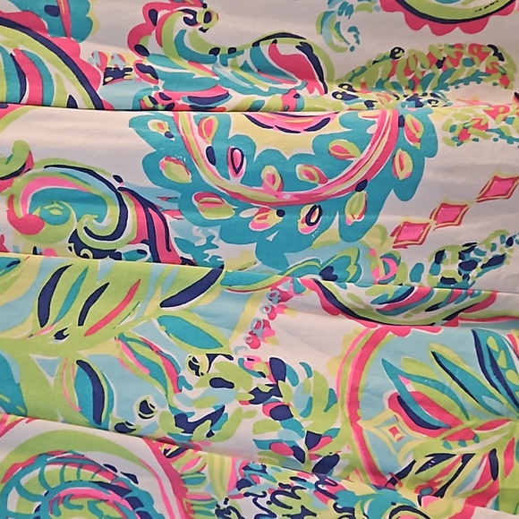 Lilly Pulitzer neck cotton midi - Picture 2 of 4